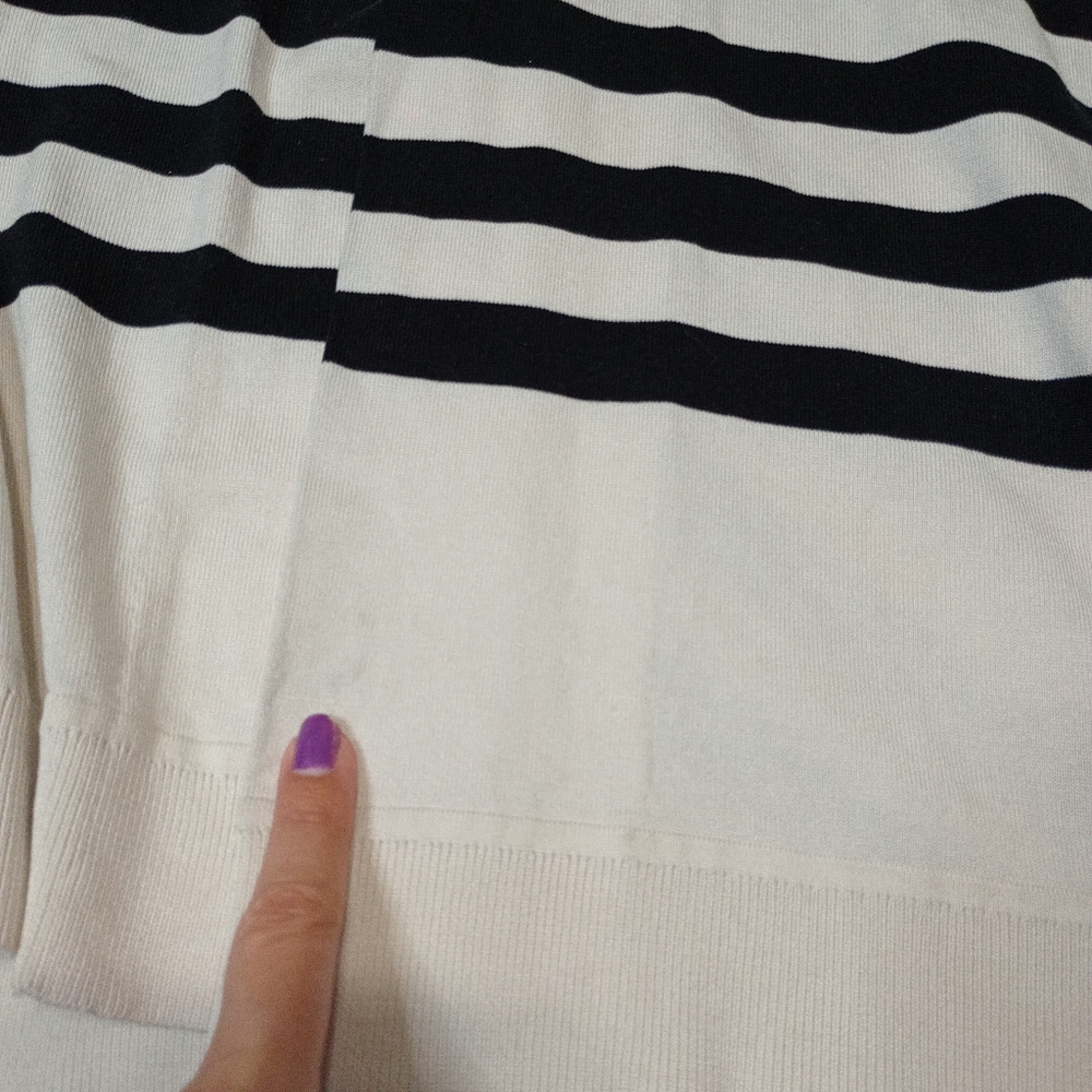 diane von furstenberg carlisle silk blend striped longline cardigan - Picture 14 of 15